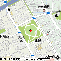 うずしおふれあい公園周辺の地図