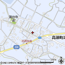 香川県三豊市高瀬町比地中2182周辺の地図