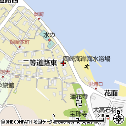 民宿灯台周辺の地図