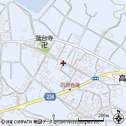 香川県三豊市高瀬町比地中2267周辺の地図