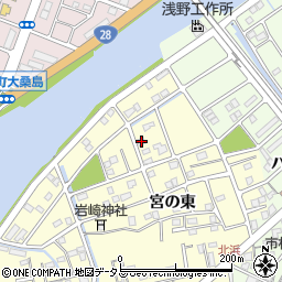 徳島県鳴門市撫養町北浜宮の東60周辺の地図