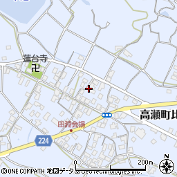 香川県三豊市高瀬町比地中2179周辺の地図