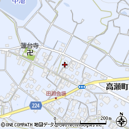 香川県三豊市高瀬町比地中2173周辺の地図