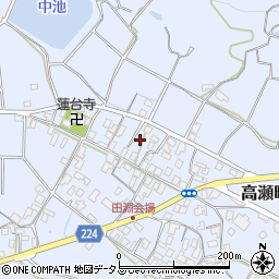 香川県三豊市高瀬町比地中2171周辺の地図