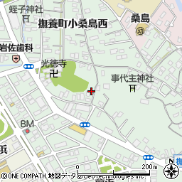 徳島県鳴門市撫養町小桑島前組73周辺の地図