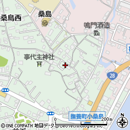徳島県鳴門市撫養町小桑島日向谷35周辺の地図
