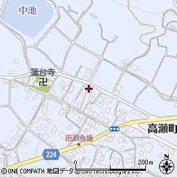 香川県三豊市高瀬町比地中2175周辺の地図