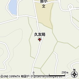 久友郵便局 ＡＴＭ周辺の地図