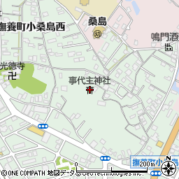 徳島県鳴門市撫養町小桑島日向谷9周辺の地図