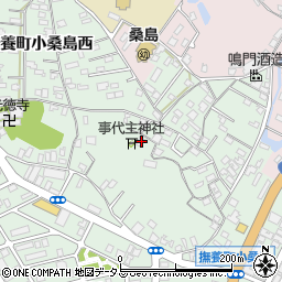 徳島県鳴門市撫養町小桑島日向谷22周辺の地図