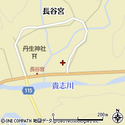 和歌山県海草郡紀美野町長谷宮周辺の地図