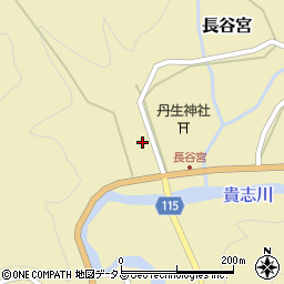 長谷宮集落センター周辺の地図
