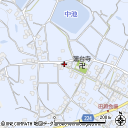 香川県三豊市高瀬町比地中414周辺の地図