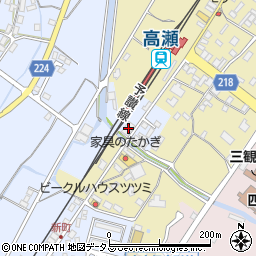 香川県三豊市高瀬町比地中1320周辺の地図