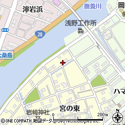 徳島県鳴門市撫養町北浜宮の東40周辺の地図