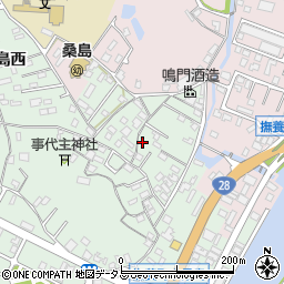 徳島県鳴門市撫養町小桑島日向谷87周辺の地図