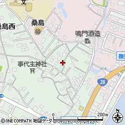 徳島県鳴門市撫養町小桑島日向谷145周辺の地図