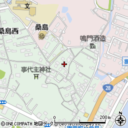 徳島県鳴門市撫養町小桑島日向谷139周辺の地図
