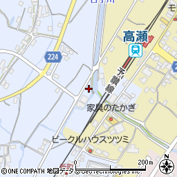 香川県三豊市高瀬町比地中1349周辺の地図