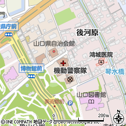 教職員共済生活協同組合　山口県事業所周辺の地図