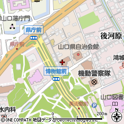 山口県共同募金会周辺の地図