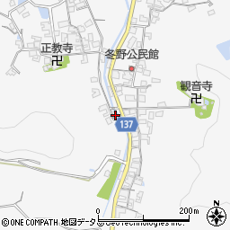 和歌山県和歌山市冬野1069周辺の地図