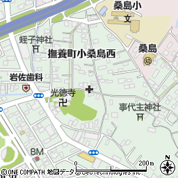 徳島県鳴門市撫養町小桑島西95-2周辺の地図