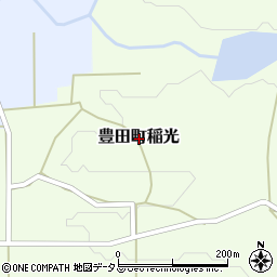 山口県下関市豊田町大字稲光周辺の地図