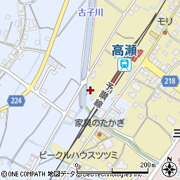 香川県三豊市高瀬町比地中1315周辺の地図