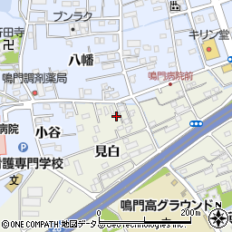 徳島県鳴門市撫養町斎田見白3周辺の地図