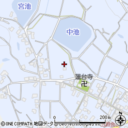 香川県三豊市高瀬町比地中411周辺の地図