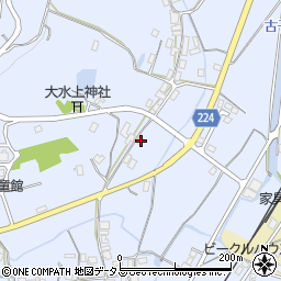 香川県三豊市高瀬町比地中1384周辺の地図