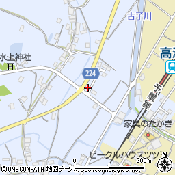 香川県三豊市高瀬町比地中1260周辺の地図