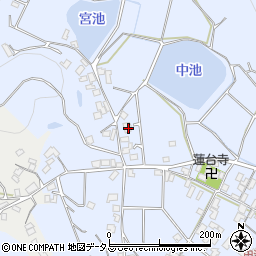 香川県三豊市高瀬町比地中389周辺の地図