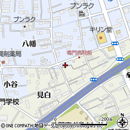 徳島県鳴門市撫養町黒崎八幡24周辺の地図
