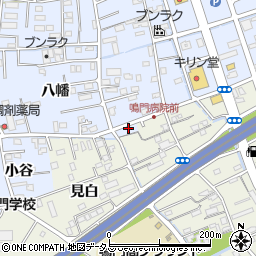 徳島県鳴門市撫養町黒崎八幡25周辺の地図