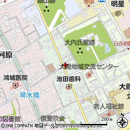 株式会社豆子郎　大内館店周辺の地図