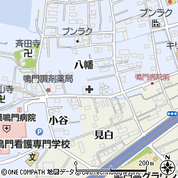 徳島県鳴門市撫養町黒崎八幡74-1周辺の地図