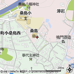 徳島県鳴門市撫養町小桑島日向谷166-2周辺の地図
