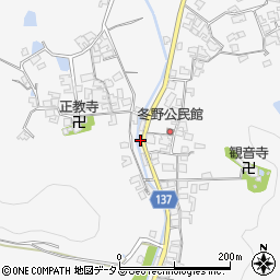 和歌山県和歌山市冬野1714周辺の地図