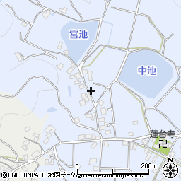 香川県三豊市高瀬町比地中388周辺の地図