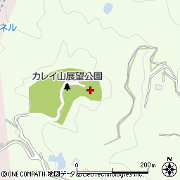 カレイ山展望台周辺の地図