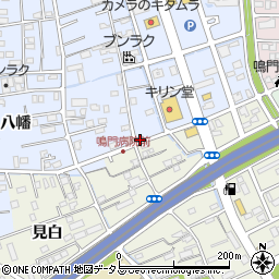 徳島県鳴門市撫養町黒崎八幡20周辺の地図