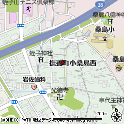 徳島県鳴門市撫養町小桑島西73-10周辺の地図