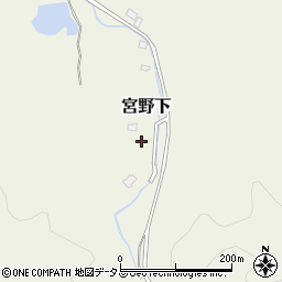 山口県山口市宮野下579-14周辺の地図