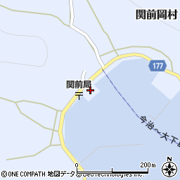 岡村港旅客船ターミナル（今治市関前支所）周辺の地図