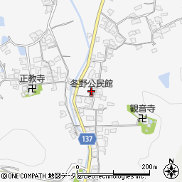 和歌山県和歌山市冬野1727周辺の地図