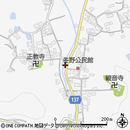 和歌山県和歌山市冬野1730周辺の地図