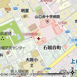 日本赤十字社　山口県支部周辺の地図