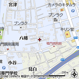 徳島県鳴門市撫養町黒崎八幡68-4周辺の地図